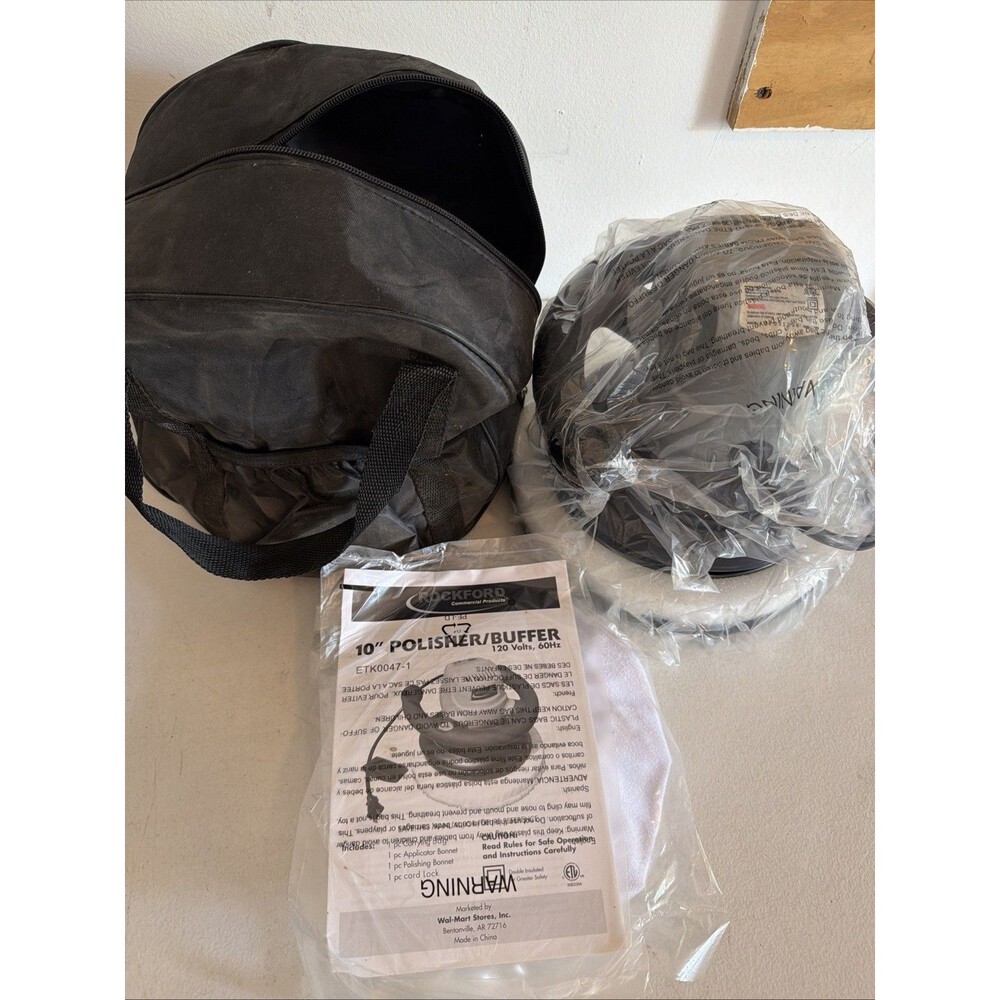 Rockford 10" Polisher/Buffer, 120volts, 60Hz
